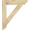 Ekena Millwork Traditional Slat Rough Sawn Bracket, Douglas Fir, 4"W x 24"D x 28"H BKT04X24X28TRA06RDF - alternate 4